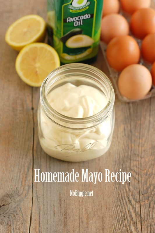 Homemade MAYO recipe | NoBiggie.net