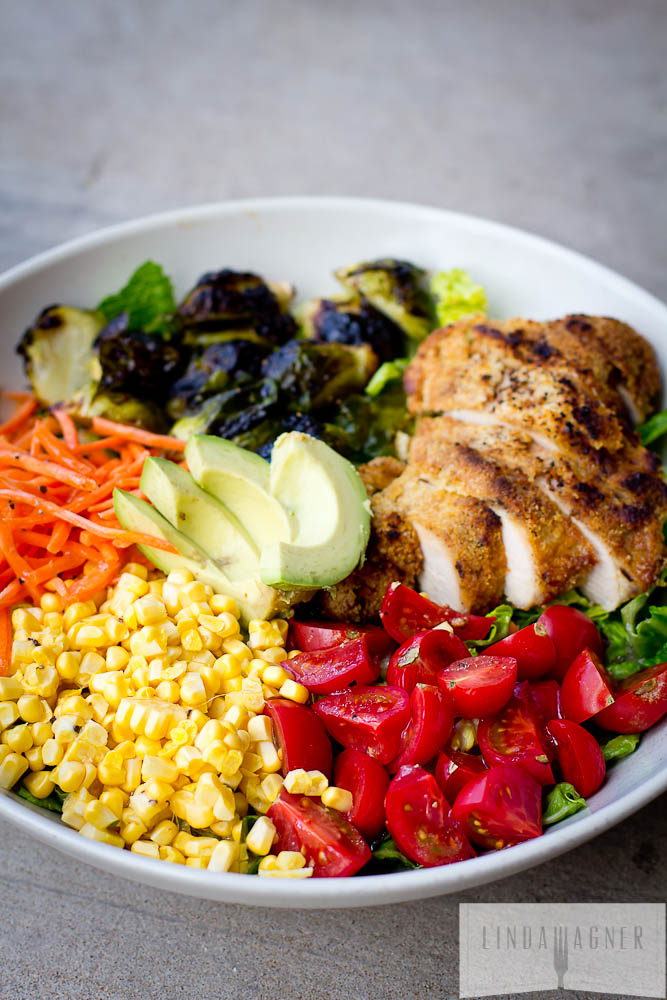 Paleo Rainbow Salad | 25+ gluten free and dairy free lunch ideas