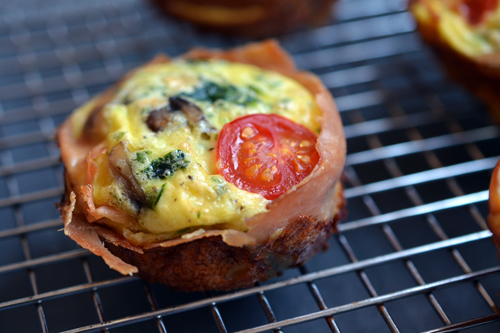 Prosciutto Wrapped Mini Frittata Muffins | 25+ gluten free and dairy free lunch ideas