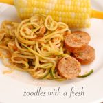 Zoodles with Fresh Tomato Sauce | NoBiggie.net