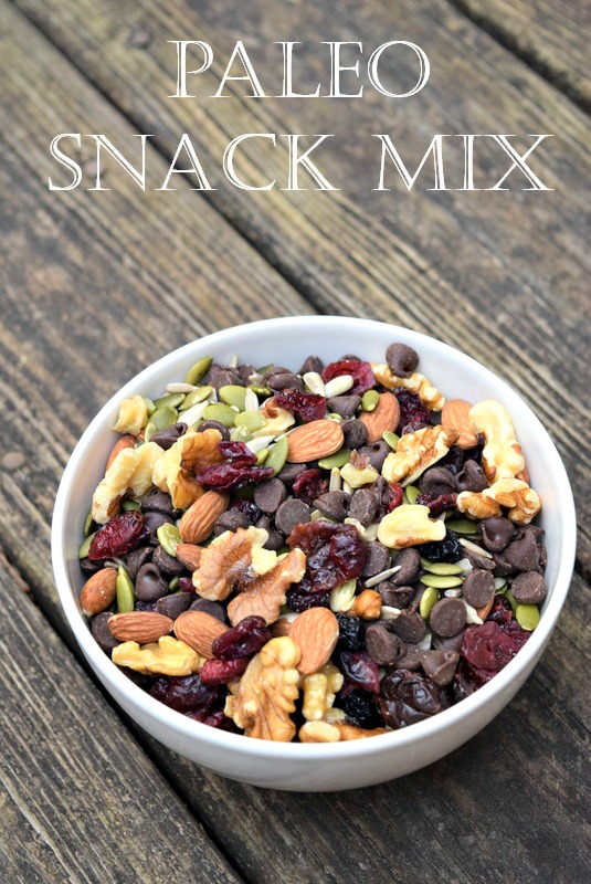 Becky's paleo snack mix | 25+ gluten free and dairy free snack ideas