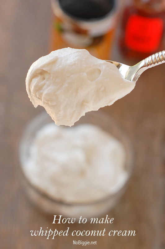 How to whip coconut cream | NoBiggie.net