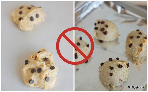 gluten free chocolate chip cookies - not so good