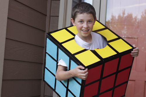 Rubiks cube costume | 25+ creative DIY costumes for boys