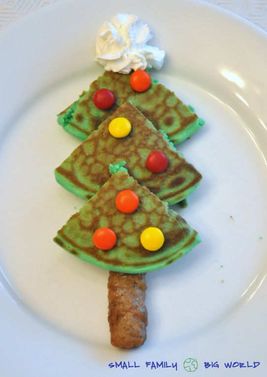 Christmas Tree Pankcakes 25+ Fun Christmas Breakfast Ideas for Kids | NoBiggie.net
