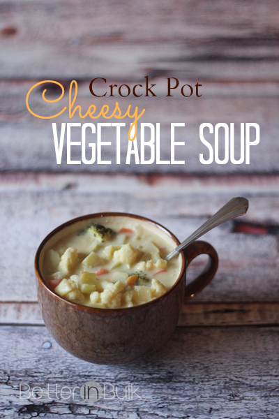 Crock pot cheesy vegetable soup | 25+ Slow Cooker Recipes Kids Love