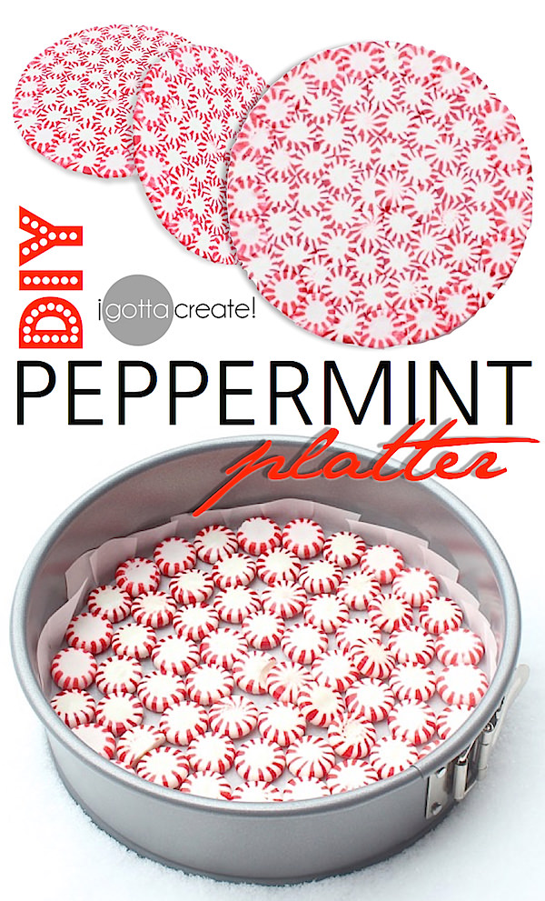 DIY Peppermint Platter | 25+ peppermint recipes