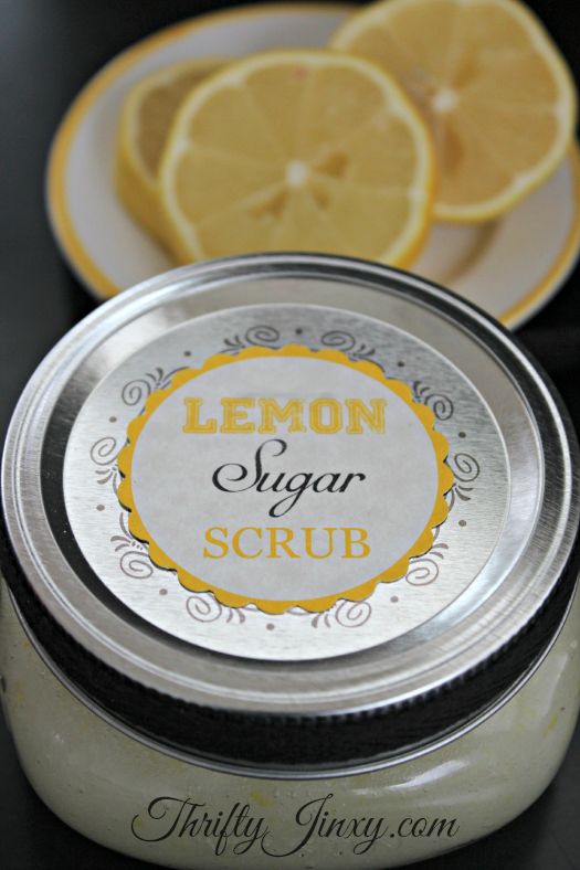 Lemon Sugar Scrub Recipe | 25+ More Handmade Gift Ideas Under $5