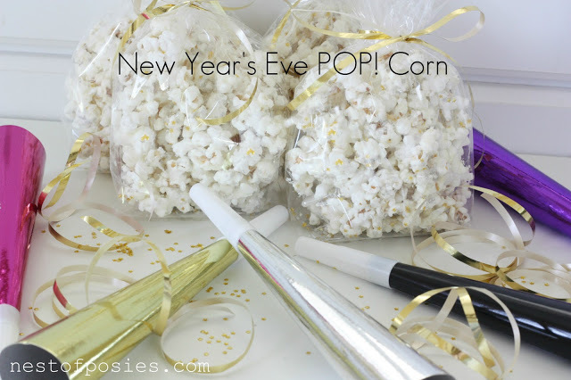 New Years Eve Popcorn | 25+ New Year's Eve Party Ideas