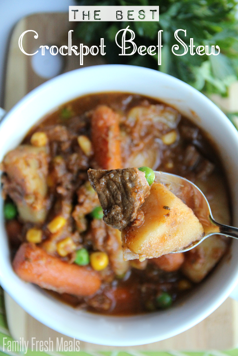 The best crockpot beef stew | 25+ Slow Cooker Recipes Kids Love