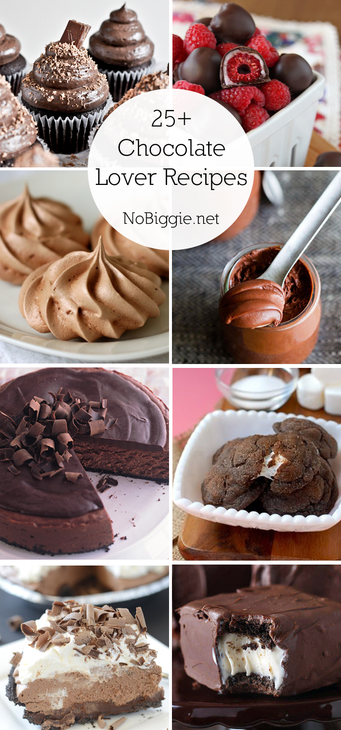 25+ Chocolate Lover Recipes | NoBiggie.net