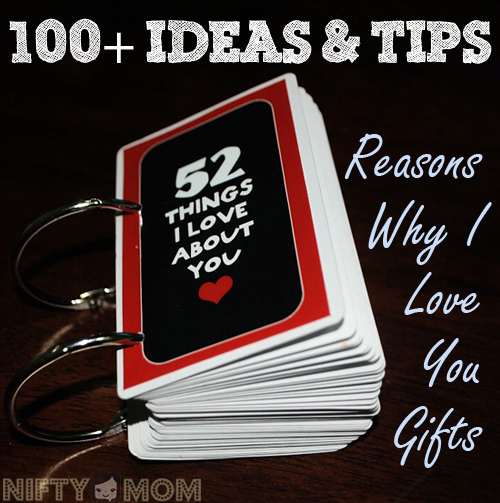 52 things I love about you | 25+ Sweet Gifts for Him for Valentine's Day