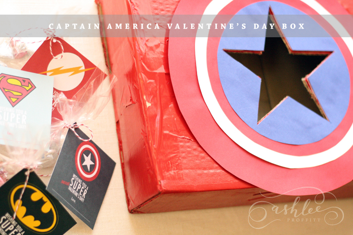 Captain America Valentine Box