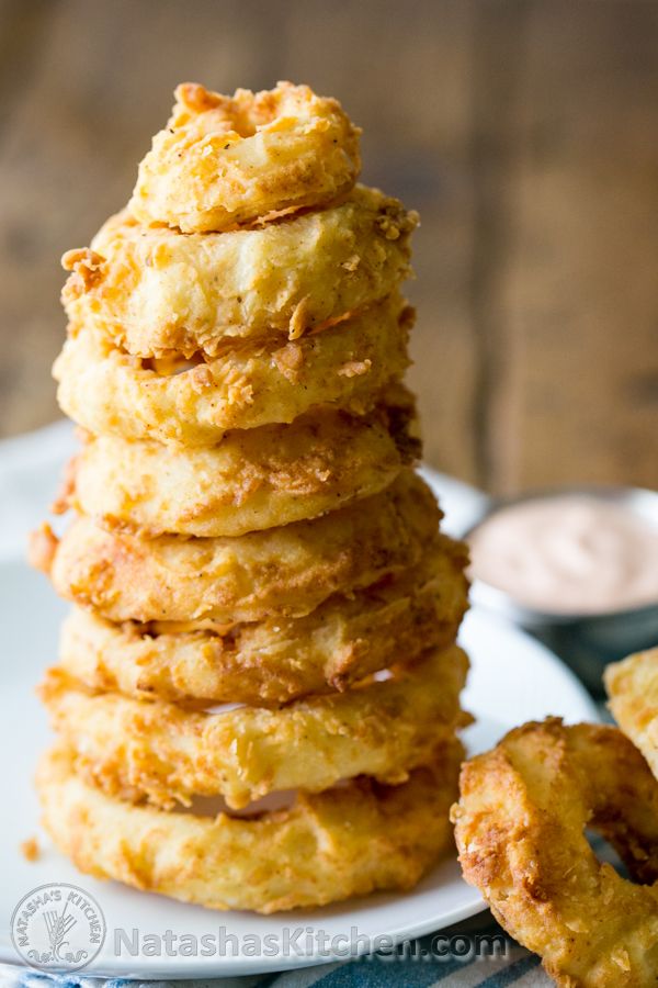 Crisp Double-Dipped Onion Rings | 25+ Game Day Foods