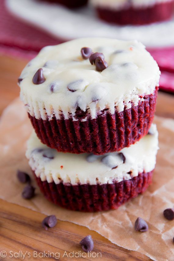 Red Velvet Mini Cheesecakes | 25+ Red Velvet Recipes