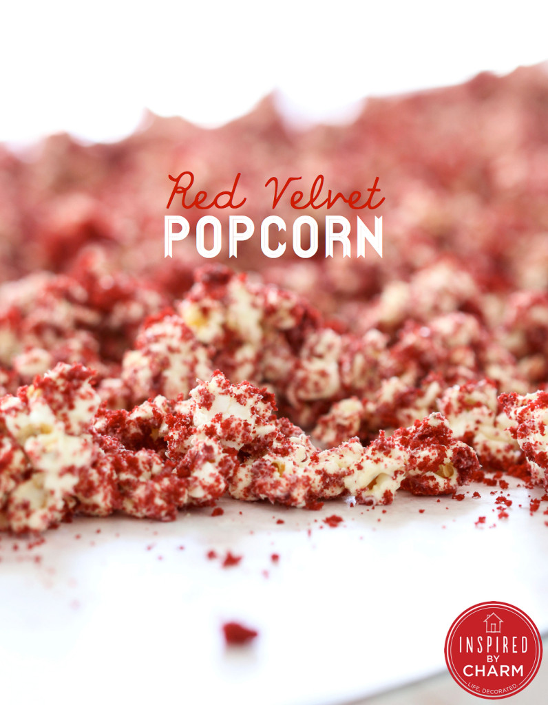 Red Velvet Popcorn | 25+ Red Velvet Recipes