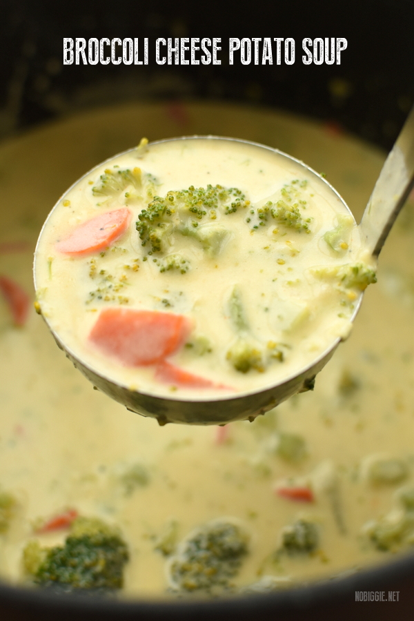 Broccoli Cheese Potato Soup | 25+ delicious soup recipes