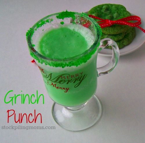 Grinch Punch | 25+ Dr. Seuss Party Ideas
