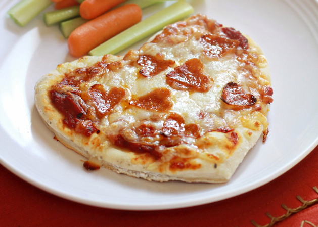 Heart-Shaped Homemade Pepperoni Pizza | 25+ Heart-Shaped Food Ideas | NoBiggie.net
