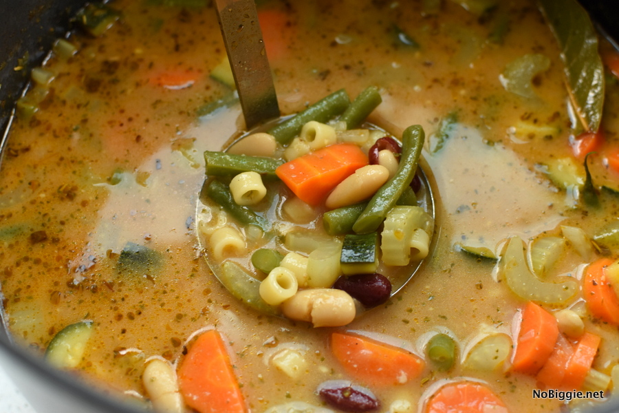 Homemade Minestrone soup