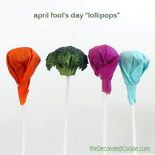 April Fools Lollipops | 25+ April Fools Day ideas