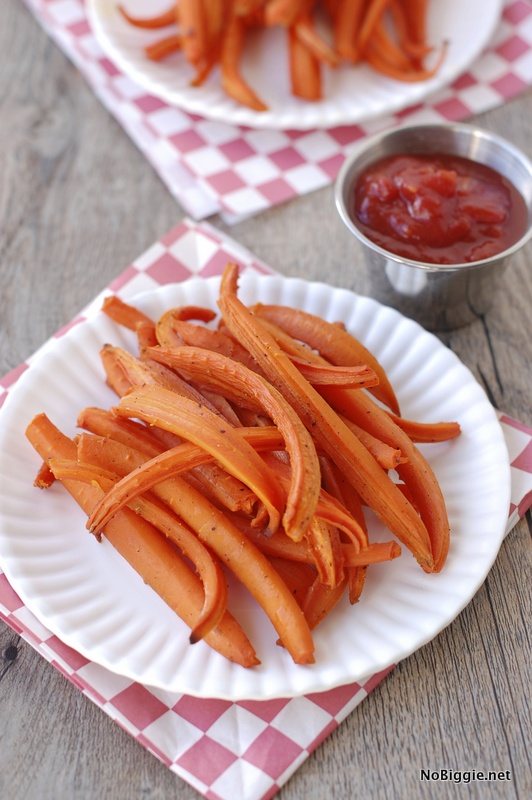 Carrot Fries! So good and so easy | NoBiggie.net