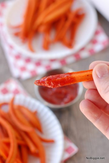 Easy Carrot Fries | Nobiggie.net