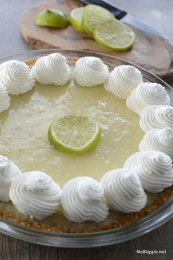 Key Lime Pie | the crust is amazing! | NoBiggie.net