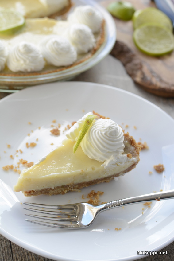 Key Lime Pie | this crust is amazing! | NoBiggie.net