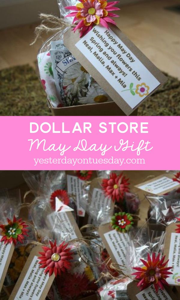 Dollar store May Day gift | 25+ May Day ideas
