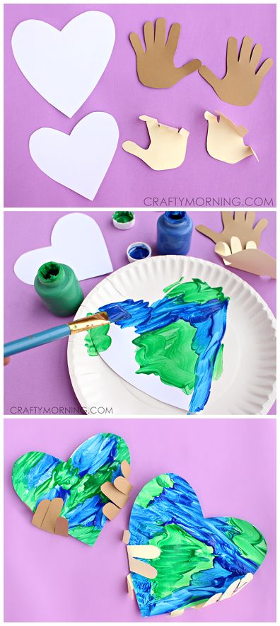 Handprint Earth Day craft | 25+ Earth Day ideas