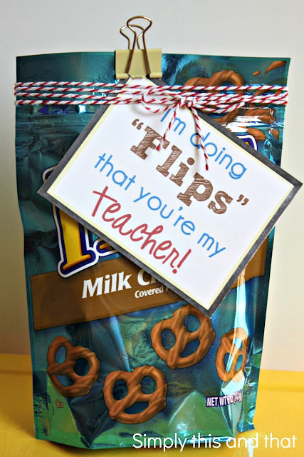 doing flips you are my teacher | 25+ MORE teacher appreciation gift ideas