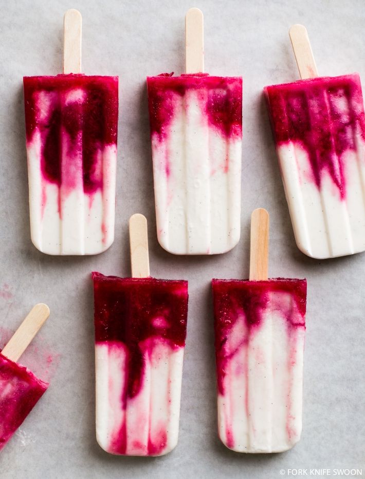 Creamy Coconut and Blood Orange Popsicles | 25+ Popsicle Recipes