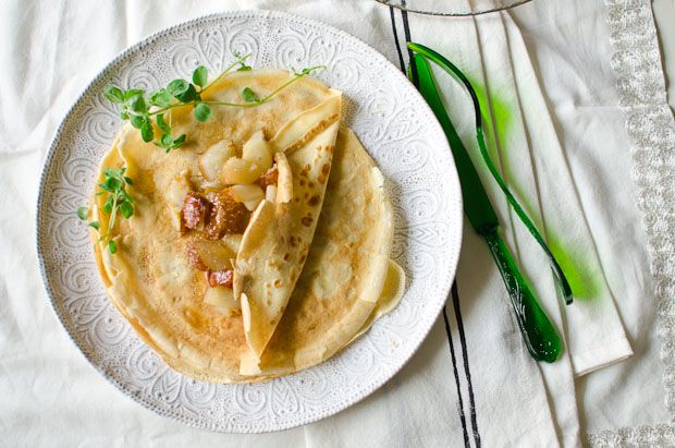 Crepes with Maple Roasted Pears | 25+ Ways to Make Crepes