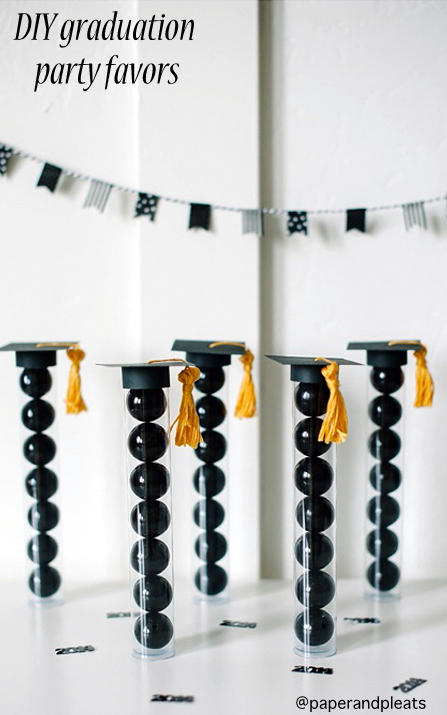 DIY graduation party favors | 25+ Graduation gift Ideas