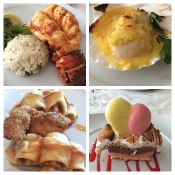 Delicious entrees on the Celebrity Solstice