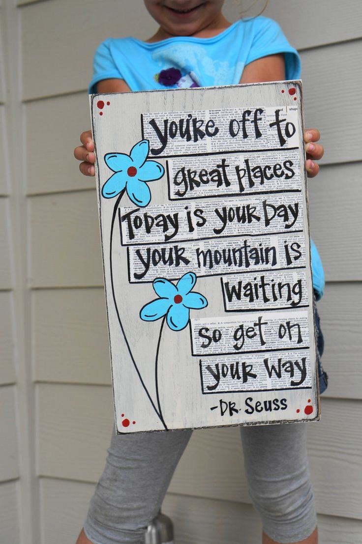 Dr. Seuss poem | 25+ Graduation gift Ideas