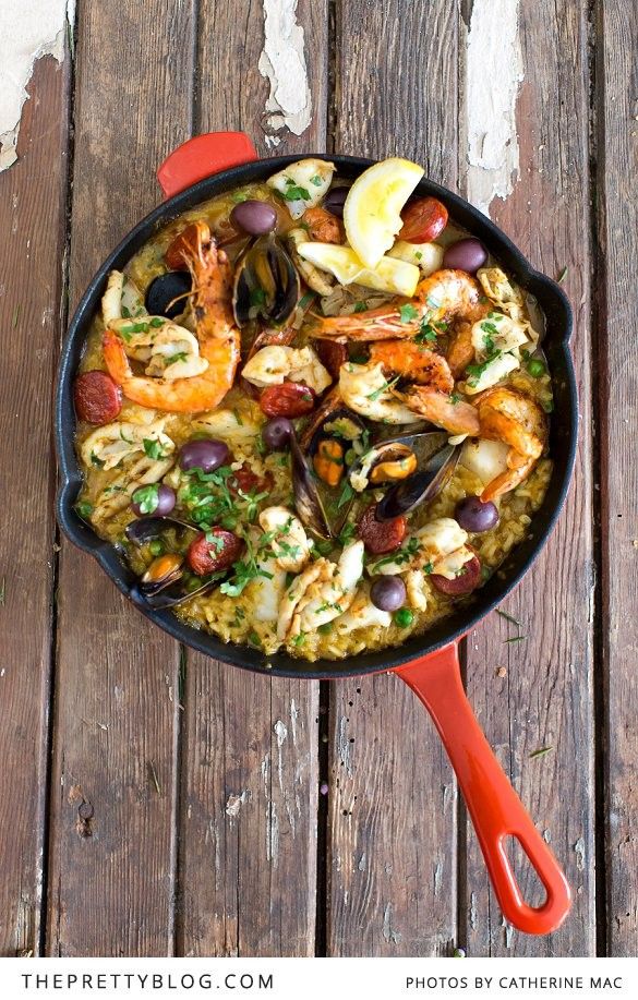 One Pot Easy Seafood Paella | 25+ One Pot Meals