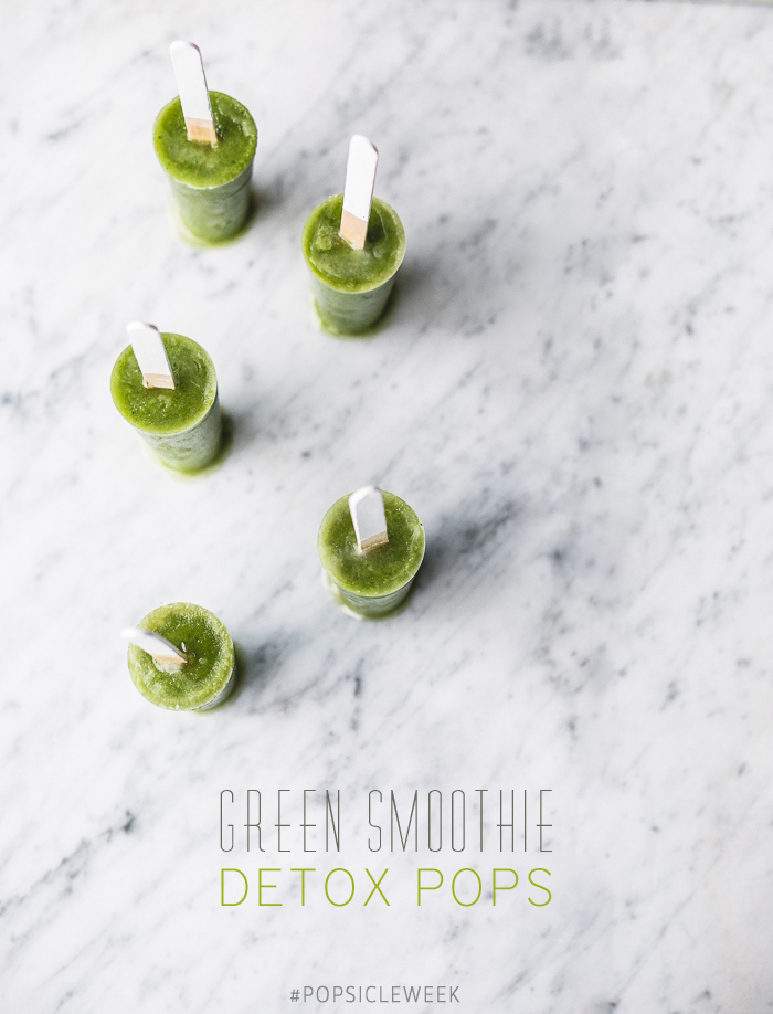 Green Smoothie Detox Pops | 25+ Popsicle Recipes