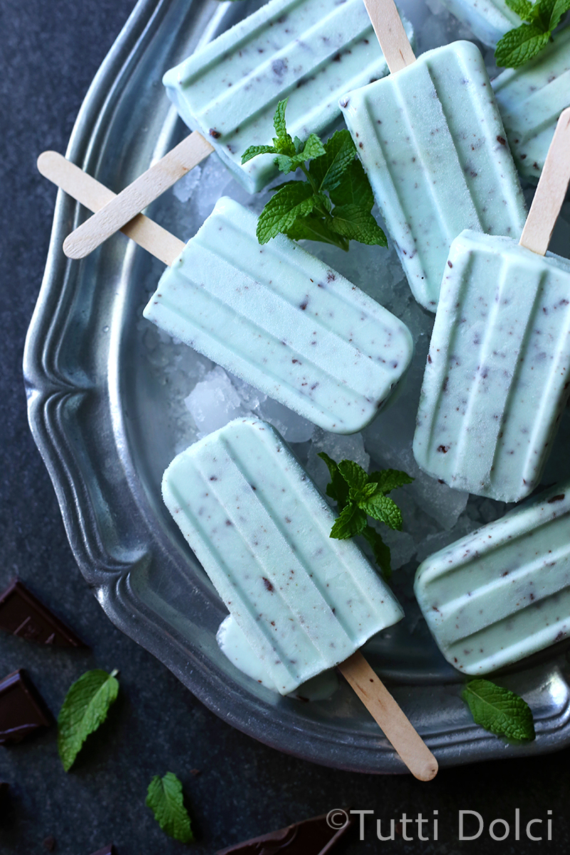Mint Chocolate Popsicles | 25+ Popsicle Recipes