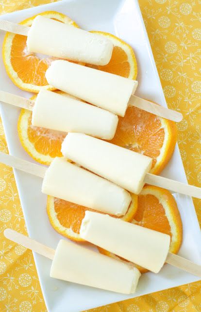 Orange Creamsicle | 25+ Popsicle Recipes