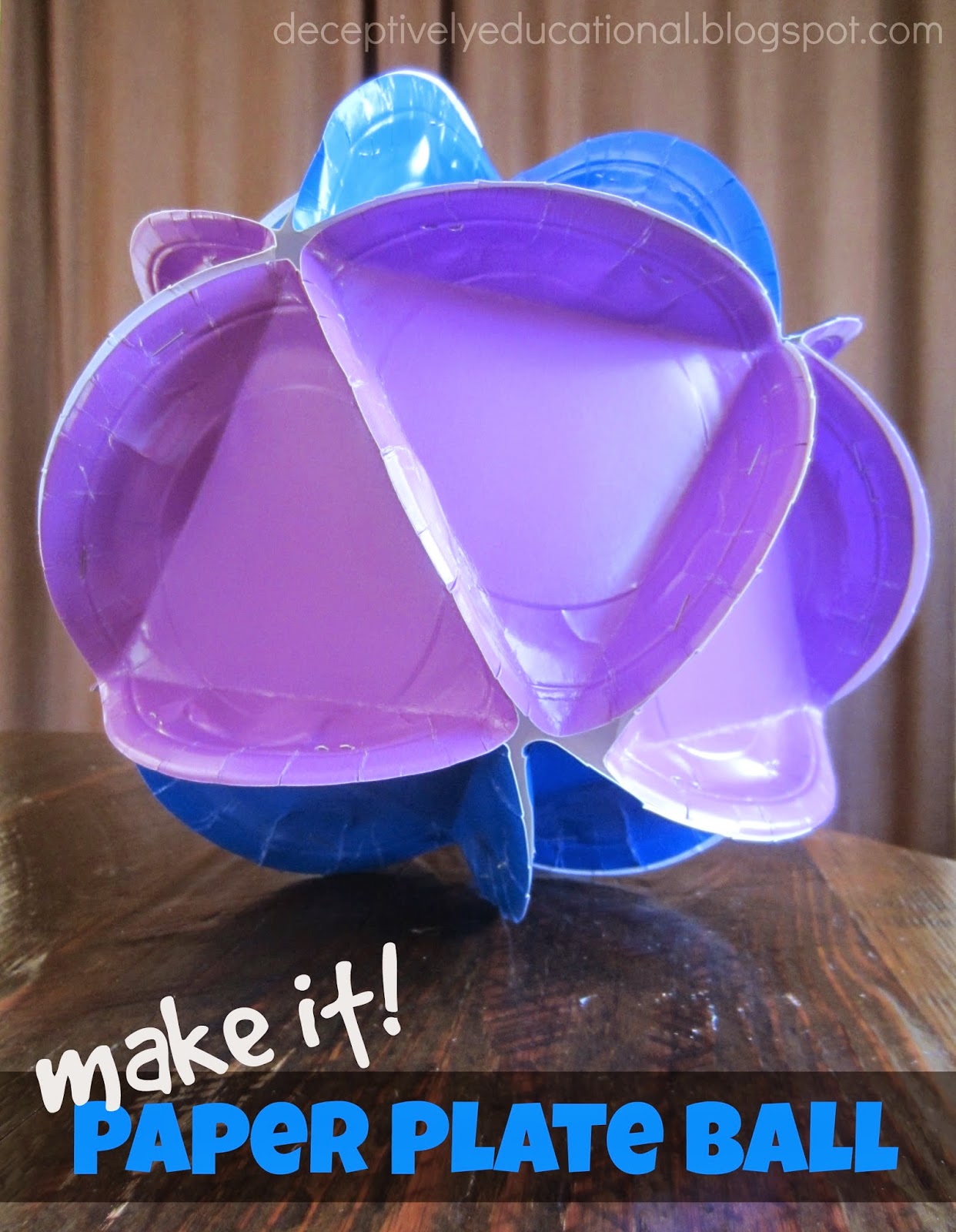 Paper Plate Ball | 25+ Paper Plate Crafts