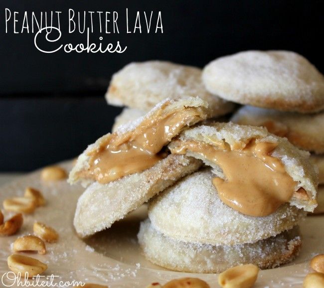 Peanut Butter Lava Cookies | 25+ Three Ingredient Recipes