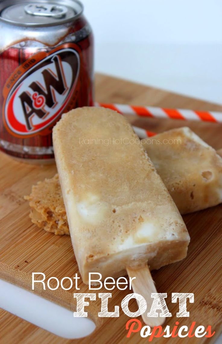 Root Beer Float Popsicles | 25+ Popsicle Recipes