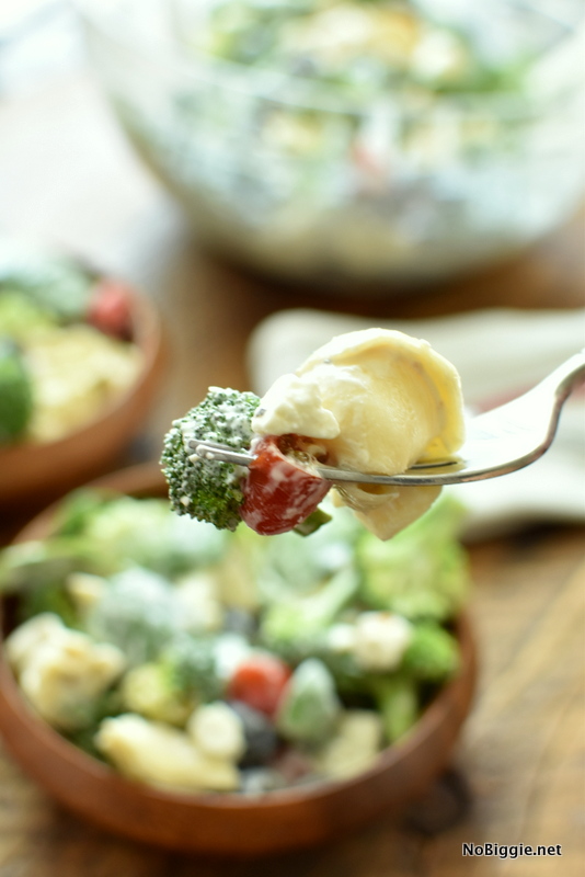 Spinach Tortellini Salad | NoBiggie.net