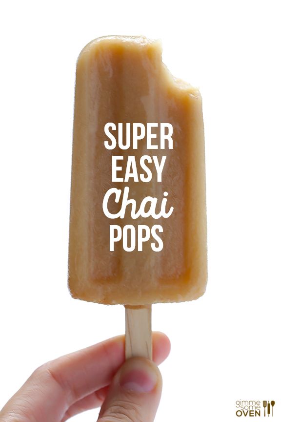 Super Easy Chai Pops | 25+ Popsicle Recipes