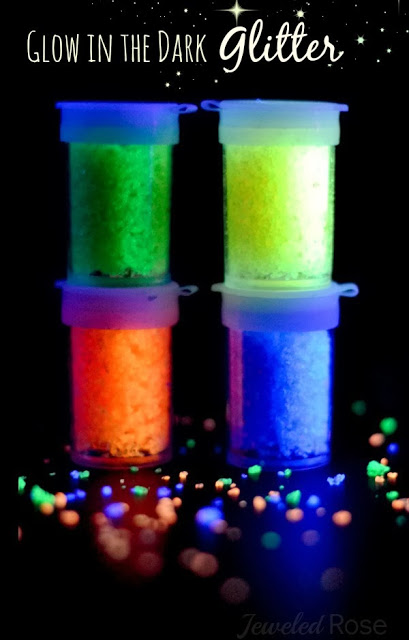 Glow in the Dark Glitter | 25+ Neon DIY Projects
