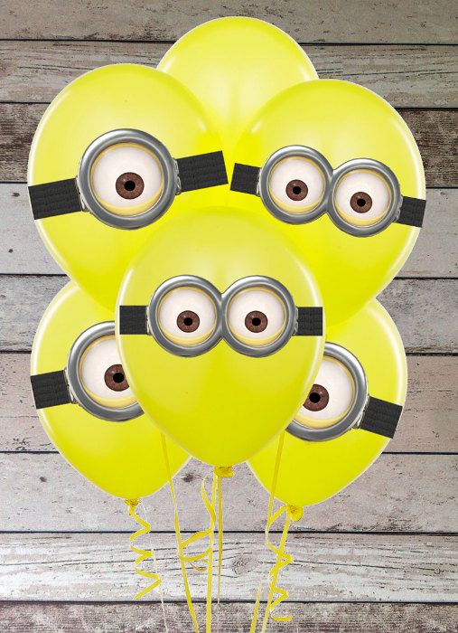 Minion Balloons | 25+ minion party ideas