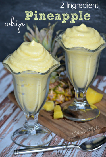 Two Ingredient Pineapple Whip | 25+ Two Ingredient Recipes
