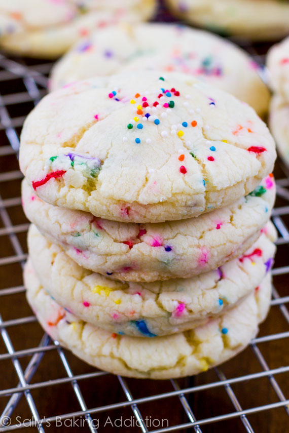 Confetti Cake Batter Cookies | 25+ Cake Batter Recipes